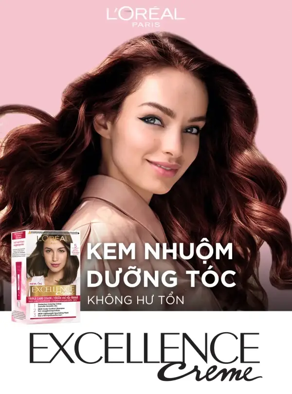 Màu nhuộm dưỡng tóc phủ bạc L'Oreal Paris