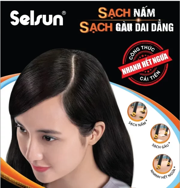 Dầu gội Selsun chống gàu, sạch gàu, hết ngứa da đầu 250ml - Hình ảnh 2